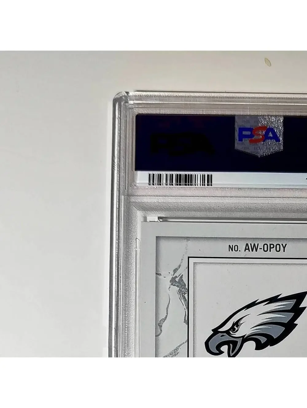 Saquon Barkley 2024 Panini NFL Offensive Player of the Year Eagles PSA 8 NM-MT